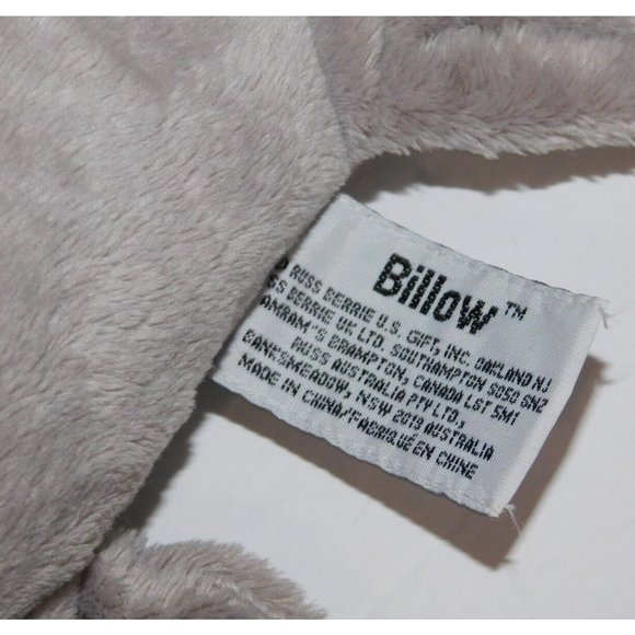 Russ Berrie Lil Peepers Gray Harp Seal BILLOW 11" plush stuffed Big Eyes 96514 - Picture 4 of 7